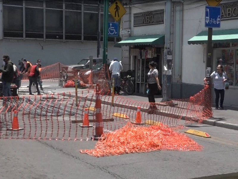 Cierre de calles en Toluca provocará pérdidas económicas