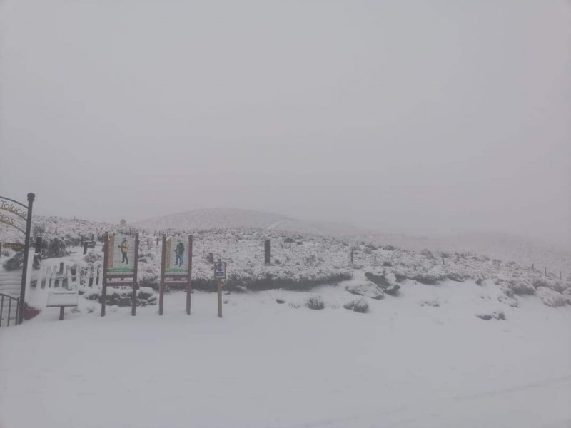 Cierre del nevado ante frente frío