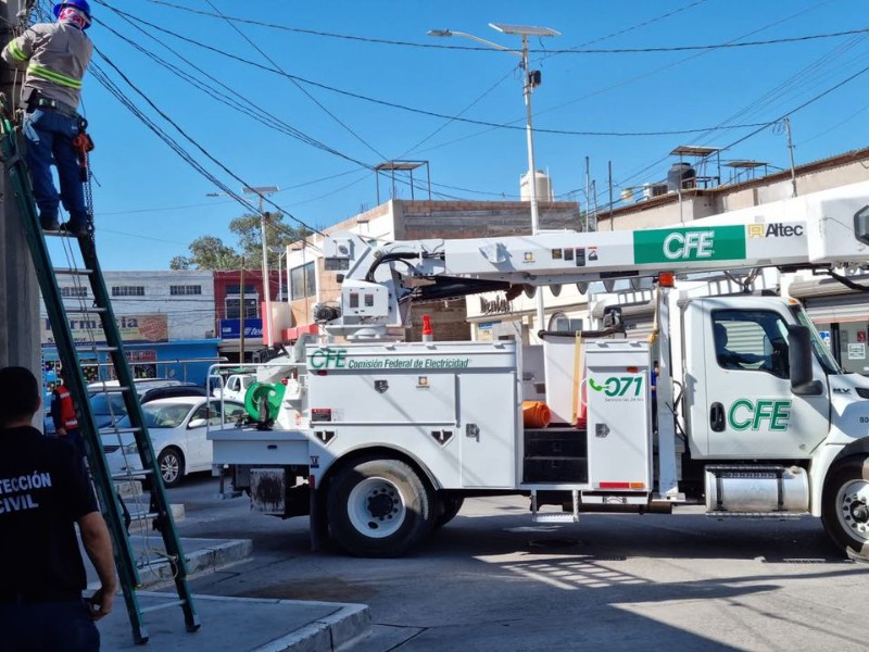 Cierre vial en Empalme por trabajos de seguridad