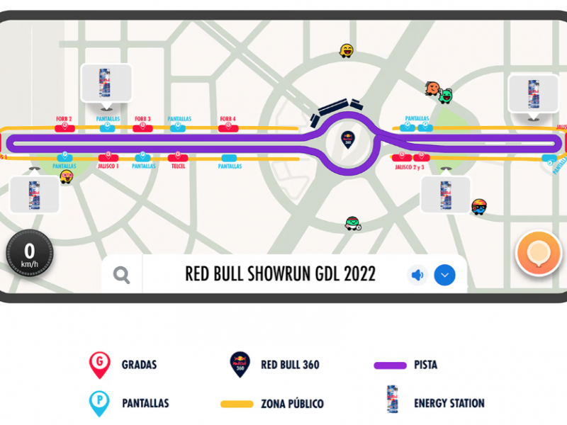 Cierres viales por el Red Bull Show Run en GDL
