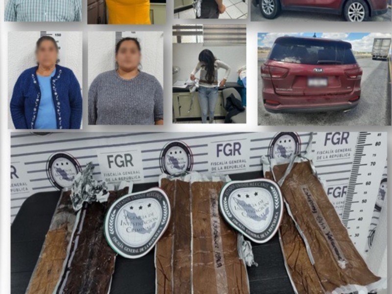 Cinco adultos y un menor fueron detenidos por transportar heroína