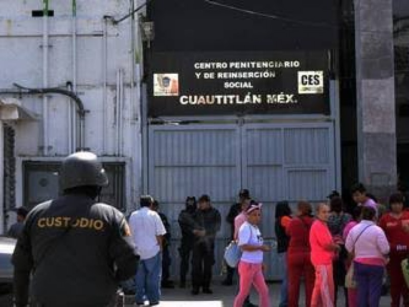 Cinco contagios de Covid-19 en penal de Cuautitlán