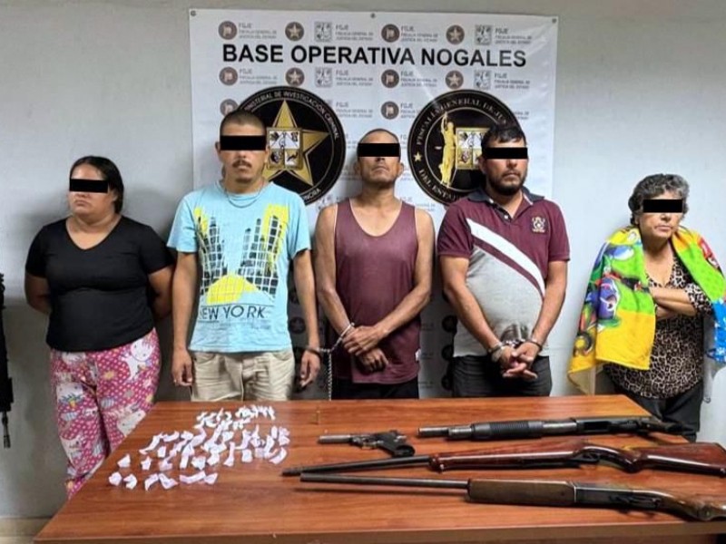 Cinco detenidos durante cateo en colinas del Yaqui