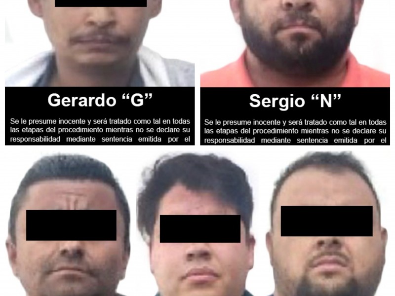 Cinco integrante del CJNG fueron sentenciados a 9 años