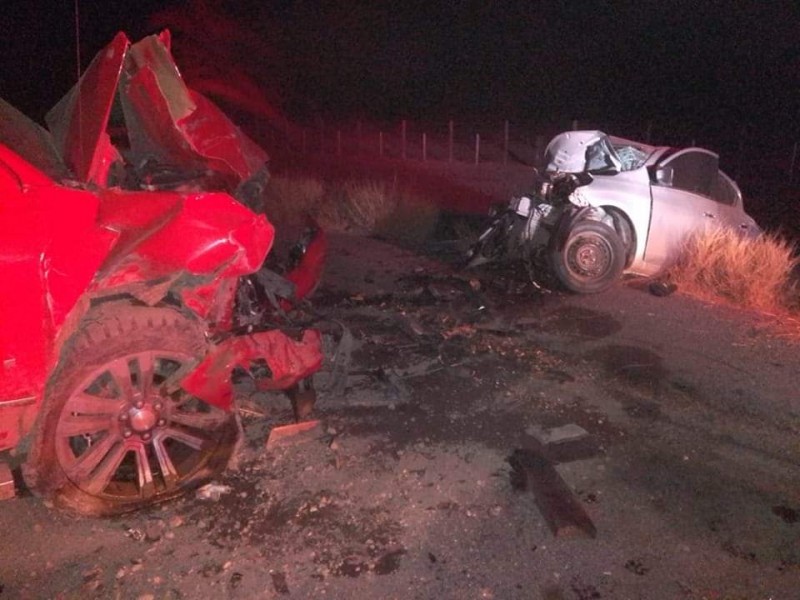 Cinco muertos deja choque en carretera a Bahía de Kino