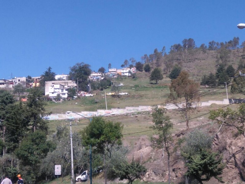 Cinco zonas de riesgo por deslizamientos en Toluca