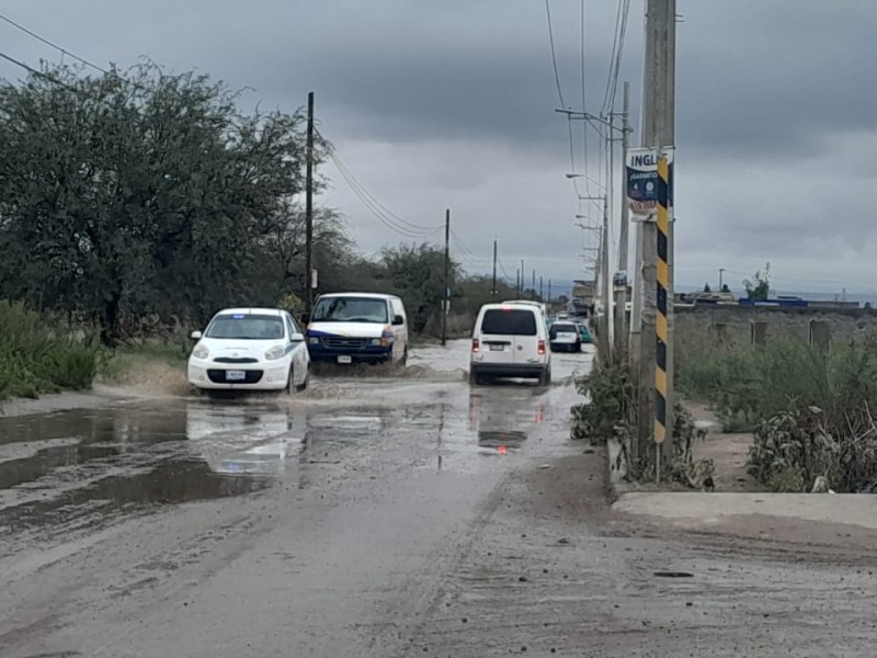 Circuito interior en temporada de lluvias es intransitable