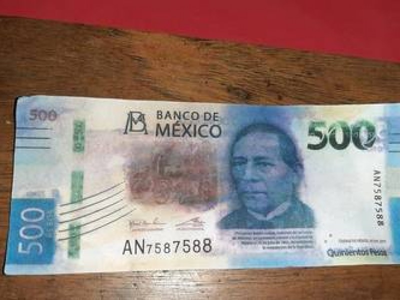 Circulan billetes falsos en el Soconusco