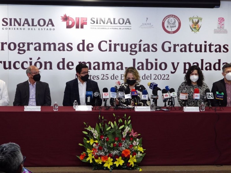 Cirugías de reconstrucción gratis: DIF Sinaloa