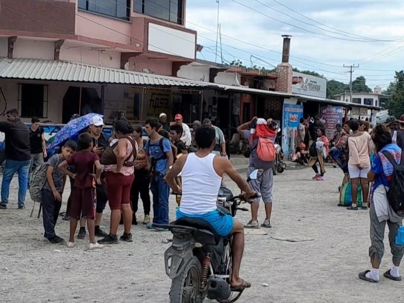 Ciudadanos de Zanatepec señalan estar acostumbrados al flujo migratorio