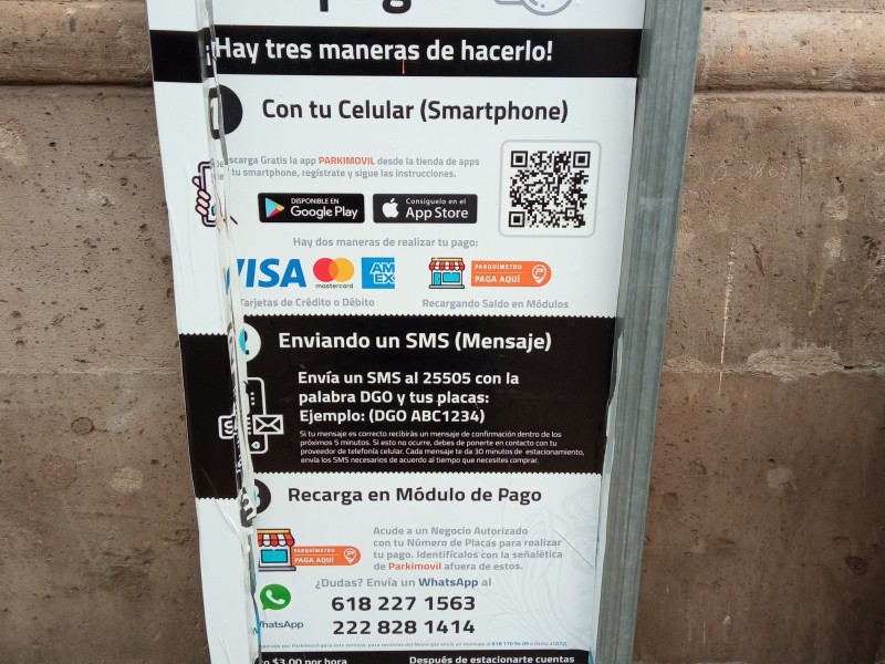 CIUDADANOS DESCONOCEN EL NUEVO SISTEMA DE PARQUÍMETROS