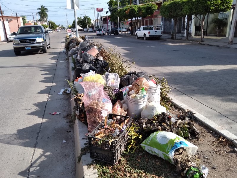 Ciudadanos entran en crisis, tiran basura en donde pueden