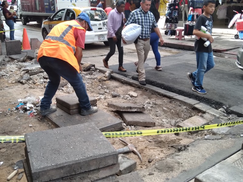 Ciudadanos piden modificar horarios de obras públicas en el centro