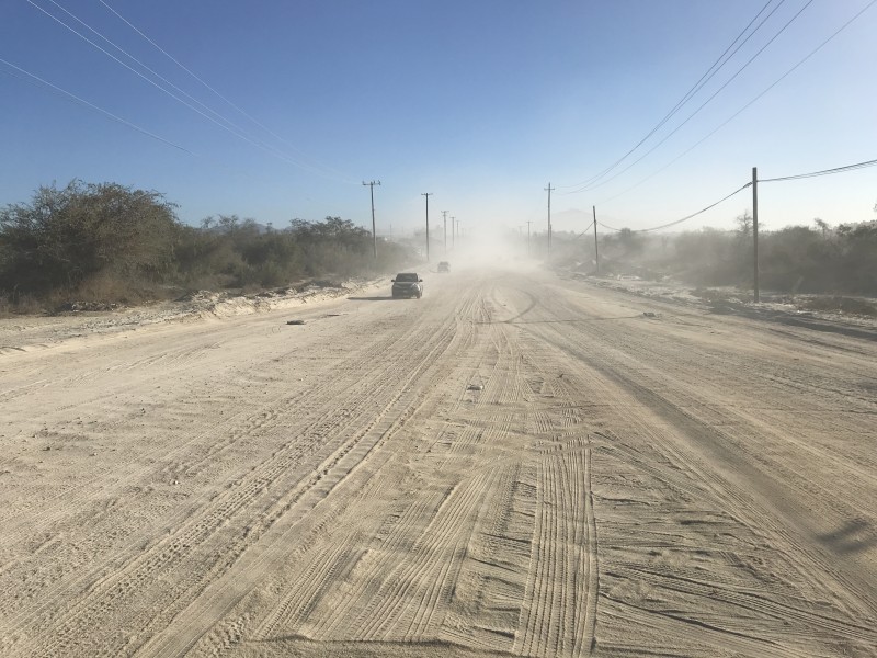 Ciudadanos piden pavimentación de Av Tamaral