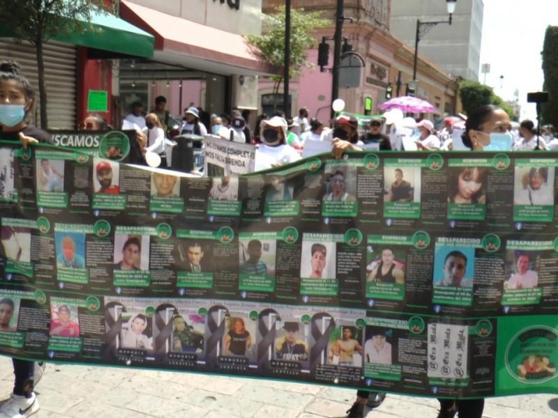 Claman justicia por sus familiares desaparecidos