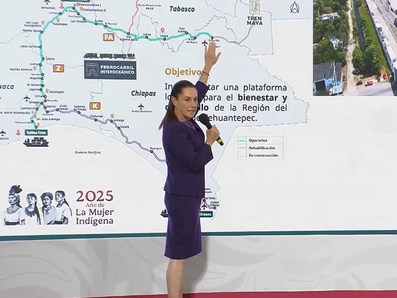 Claudia Sheinbaum anuncia inauguraciones de obras en proyecto ferroviario del CIIT Claudia Sheinbaum anuncia inauguraciones de obras en proyecto ferroviario del CIIT