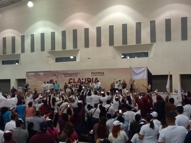Claudia Sheinbaum arranca precampaña en Veracruz