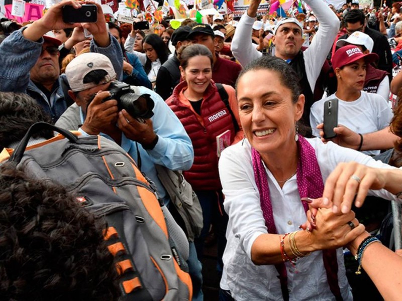 Claudia Sheinbaum cierra precampaña en CDMX