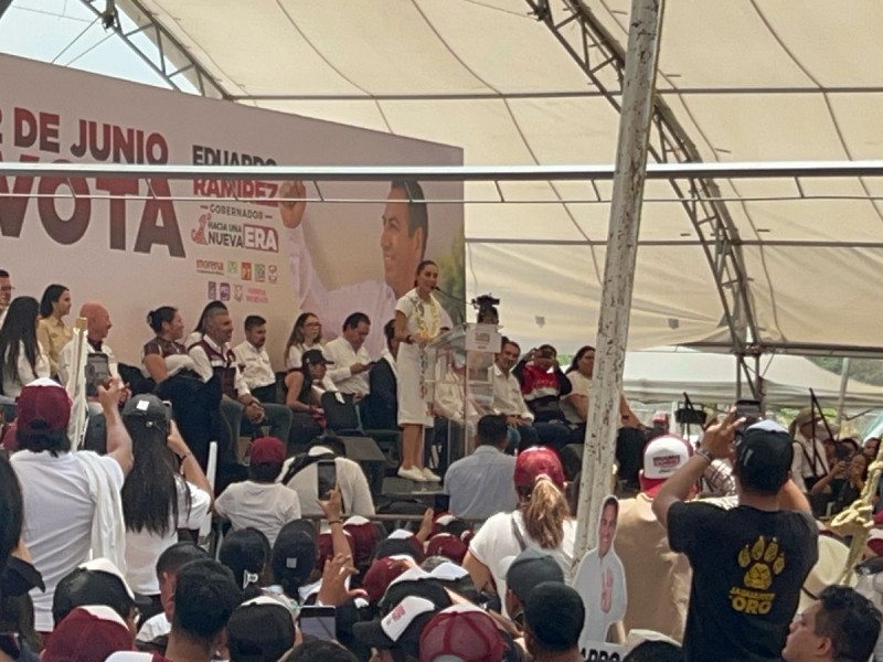 Claudia Sheinbaum en Chiapas en gira de cierre de campaña
