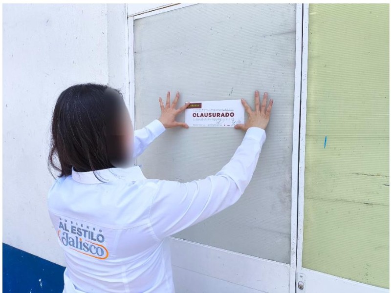 Clausura Proepa rastro municipal en Juanacatlán
