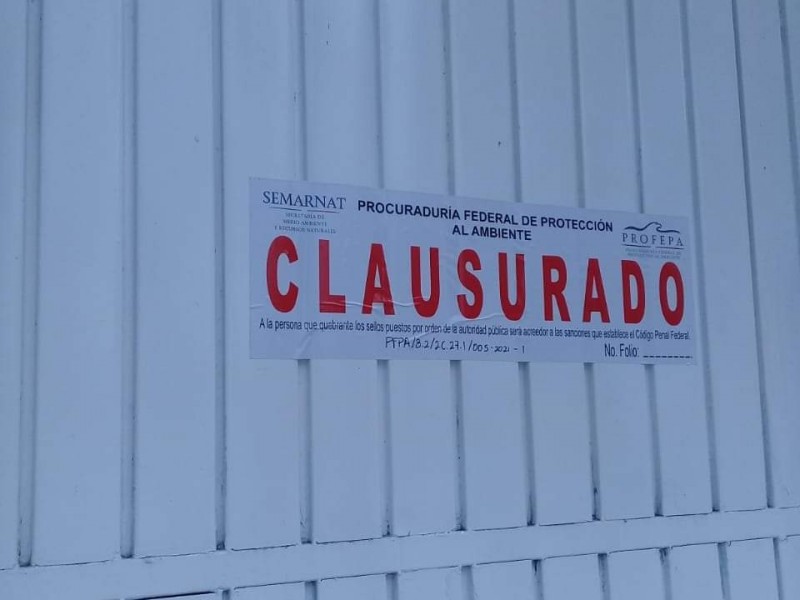 Clausura Profepa planta tratadora de CAPAZ