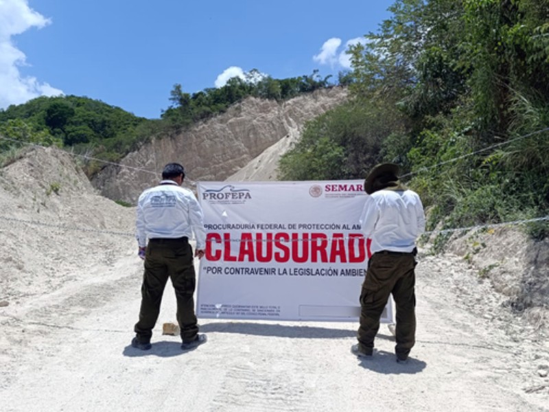 Clausura profepa predios por extracción ilegal