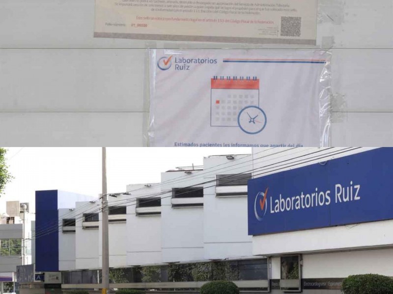 Clausura SAT Laboratorio Ruiz, quien fuera nombrado secretario de salud