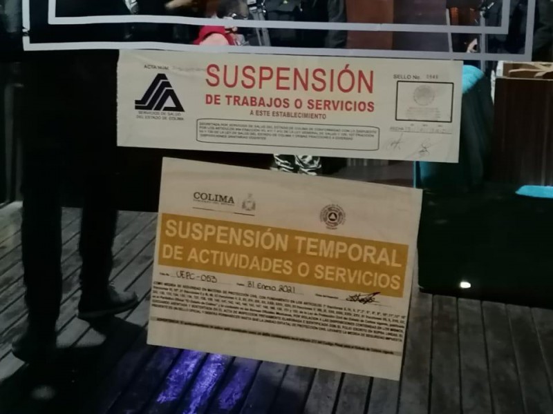 Clausuran antro en Colima por incumplir medidas sanitarias por Covid-19