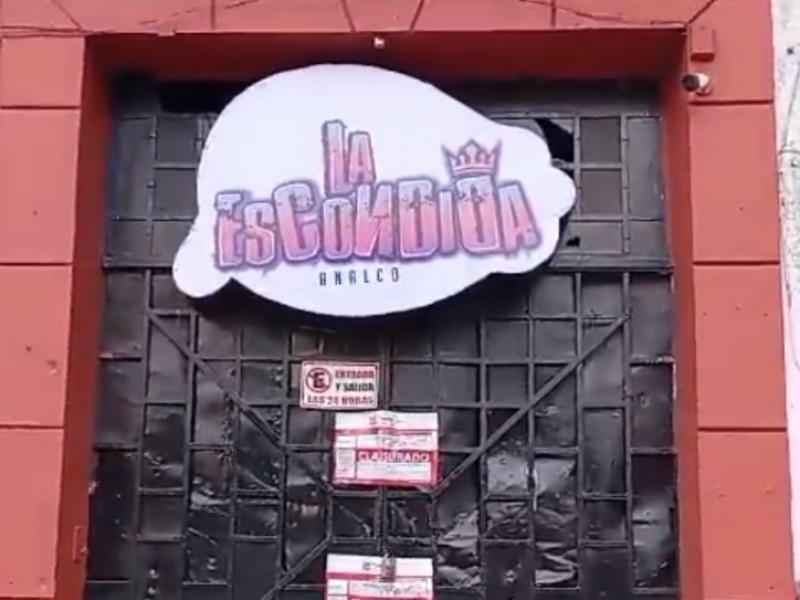Clausuran bar en Analco, presuntamente dejaban ingresar a menores