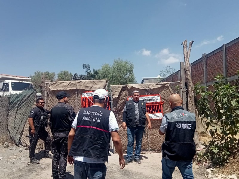 Clausuran basurero clandestino en Tlaquepaque