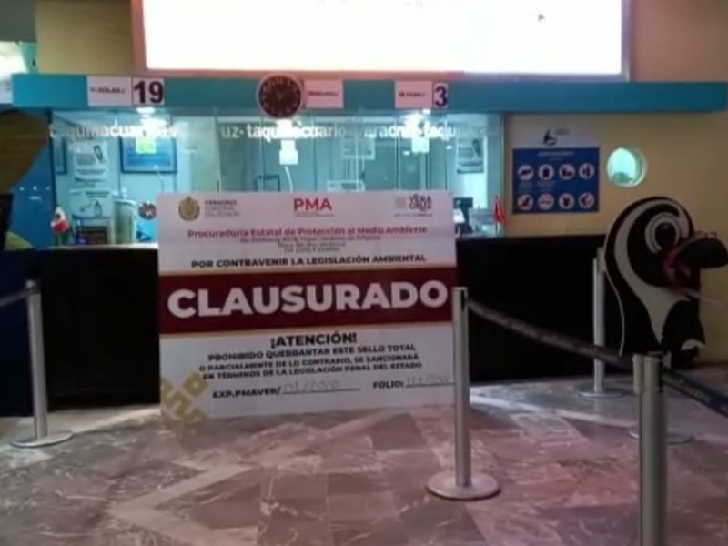 Clausuran el Acuario de Veracruz