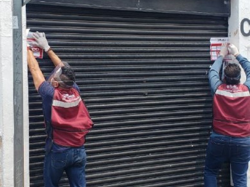 Clausuran establecimientos ubicados en la capital poblana