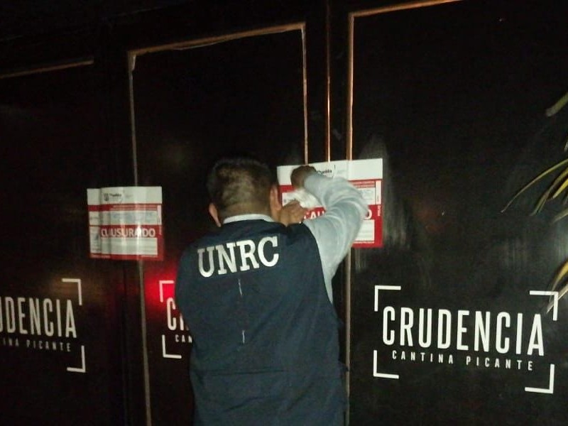 Clausuran la Cantina Crudencia