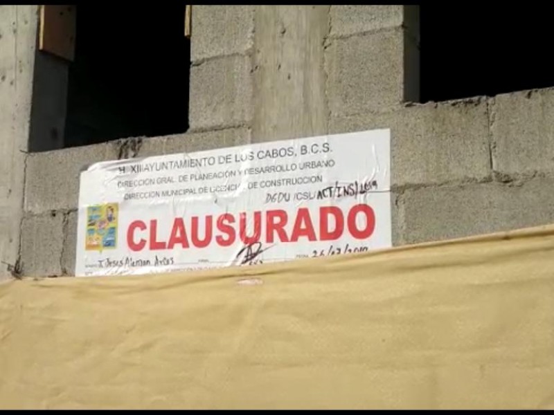 Clausuran obra de playa el médano