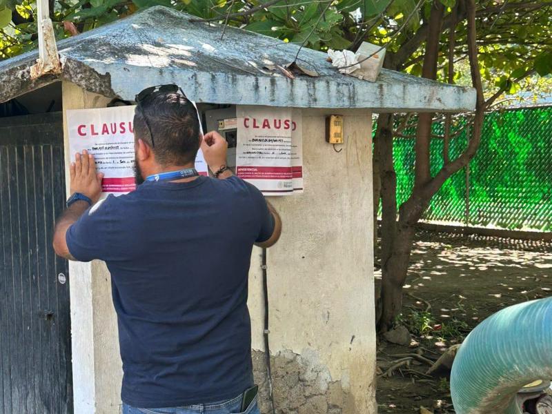 Clausuran pozo profundo en Colima por venta ilegal de aguas nacionales