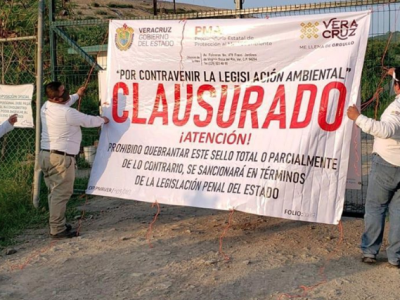 Clausuran relleno sanitario en Poza Rica