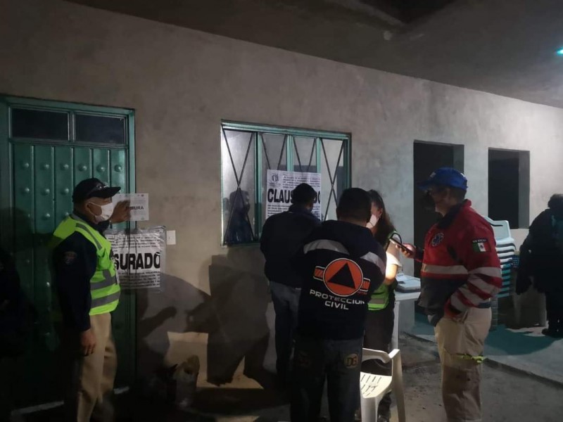 Clausuran un bar clandestino en Coapan