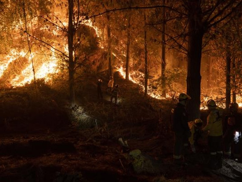 Clima ayuda al combate a incendios en Chile