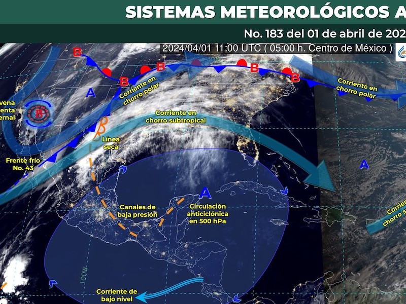 Clima caluroso, pronóstico este lunes para Toluca