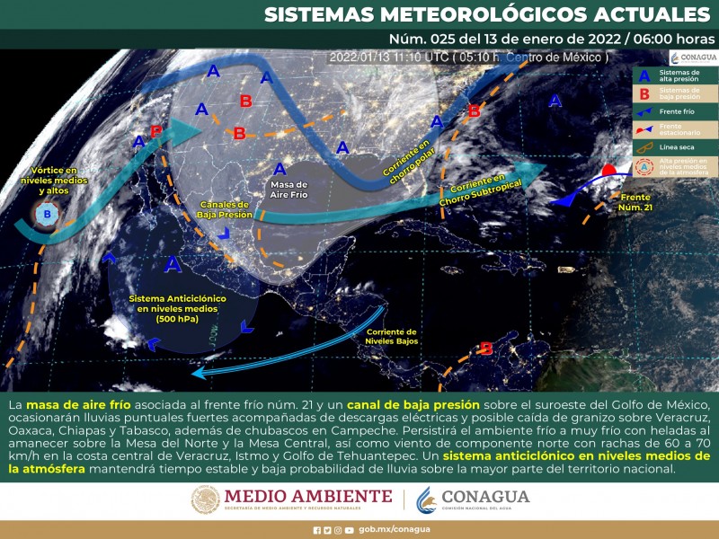 Clima para este jueves en Sonora