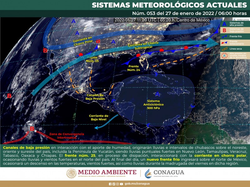 Clima para este jueves en Sonora