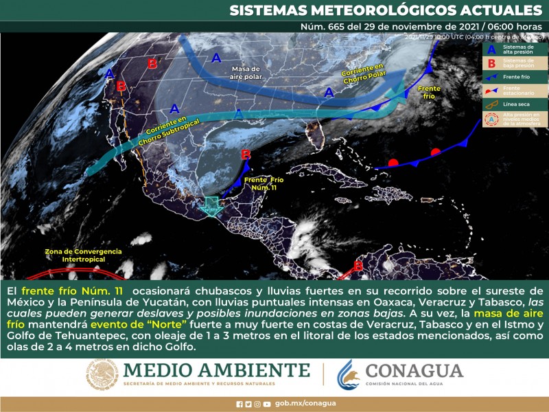 Clima para este lunes en Sonora