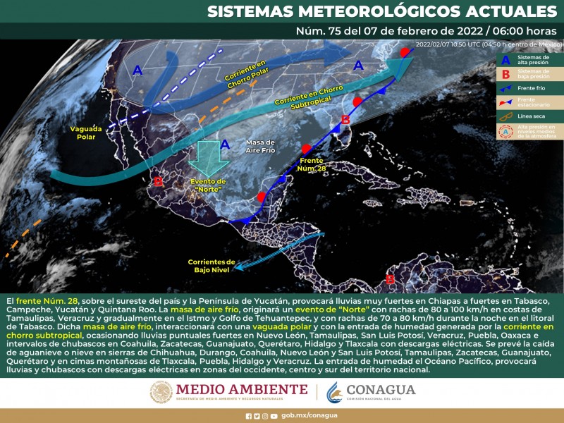 Clima para este lunes en Sonora