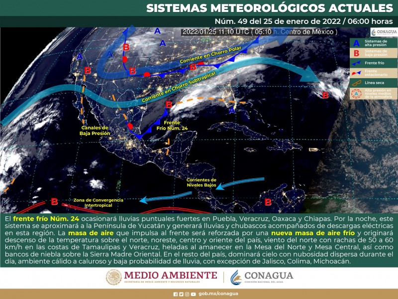 Clima para este martes en Sonora