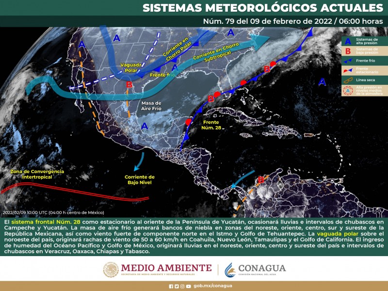 Clima para este miércoles en Sonora