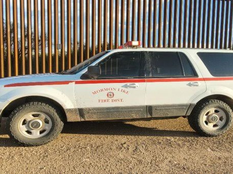 Clonan vehículo de emergencia en Douglas, Arizona