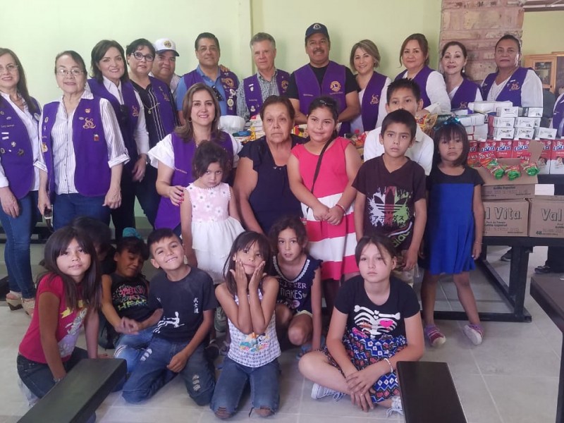 Club de Leones realiza donacion a Comedor Infantil