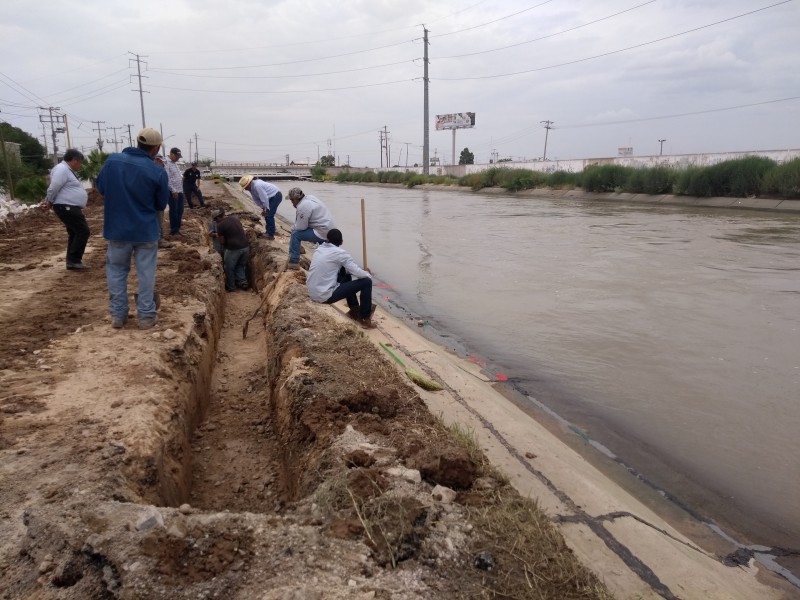 CNA repara filtración de agua en Santa Rosa.