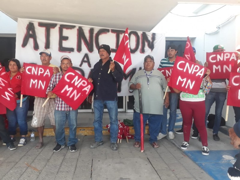 CNPA bloquea SAGARPA