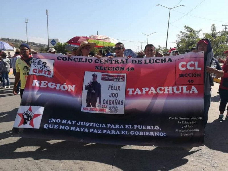 CNTE continúa el boicot a Cadenas de cambios